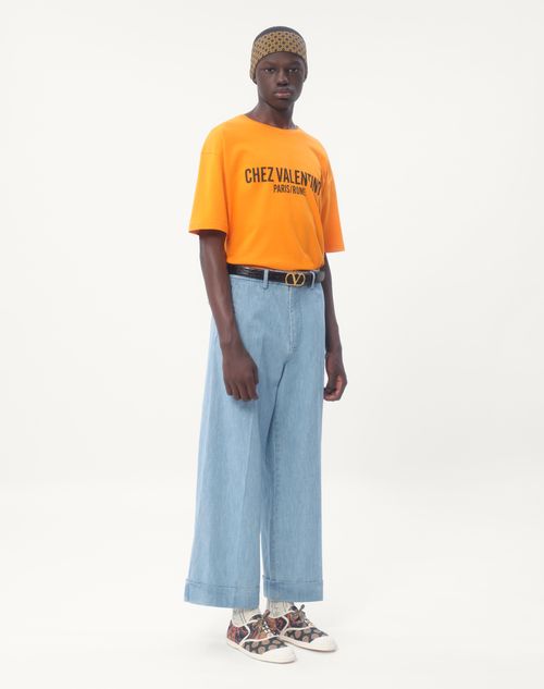 Valentino PANTALÓN DE MEZCLILLA CON DOBLADILLO