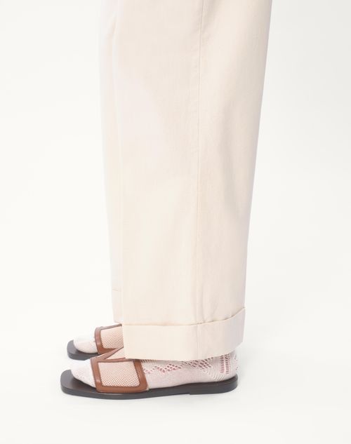 Valentino PANTALÓN DE MEZCLILLA CON DOBLADILLO