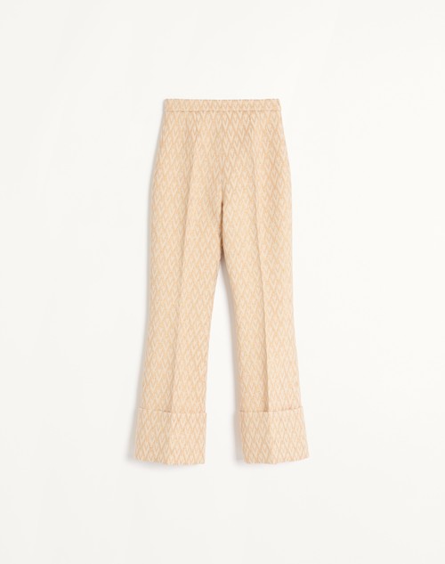 Valentino PANTALÓN DE TOUTE LA V LUREX JACQUARD
