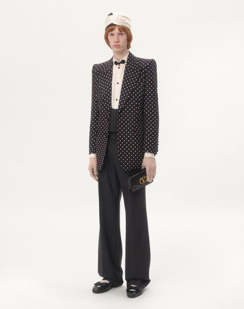 Valentino PANTALONES DE GABARDINA DE LANA