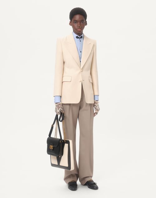 Valentino PANTALONES DE GABARDINA DE LANA