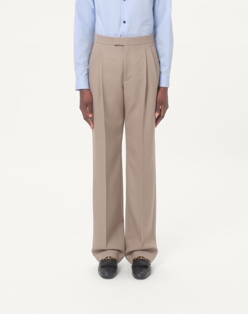 Valentino PANTALONES DE GABARDINA DE LANA