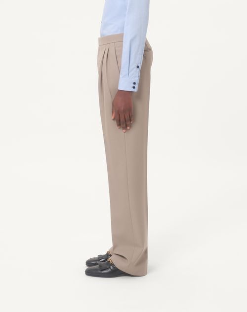Valentino PANTALONES DE GABARDINA DE LANA