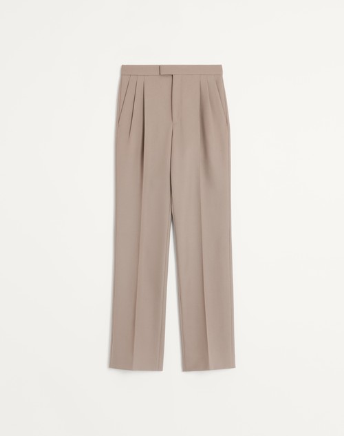 Valentino PANTALONES DE GABARDINA DE LANA