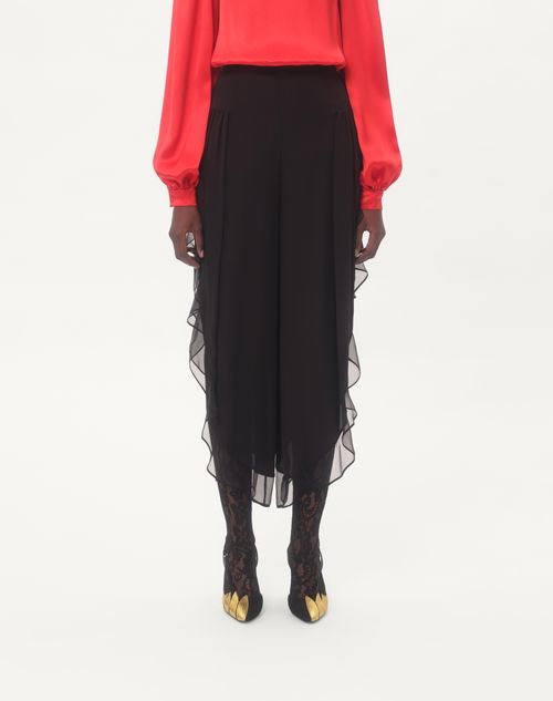 Valentino PANTALONES GLOBO DE GEORGETTE