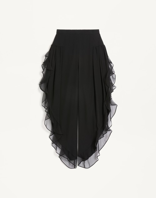Valentino PANTALONES GLOBO DE GEORGETTE