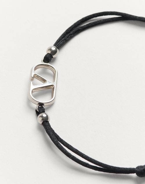Valentino PULSERA VLOGO SIGNATURE DE ALGODÓN