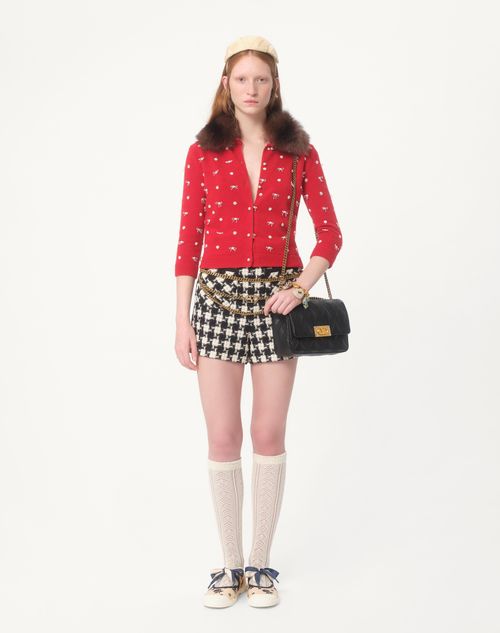 Valentino SHORTS DE DAMIER LIGHT TWEED