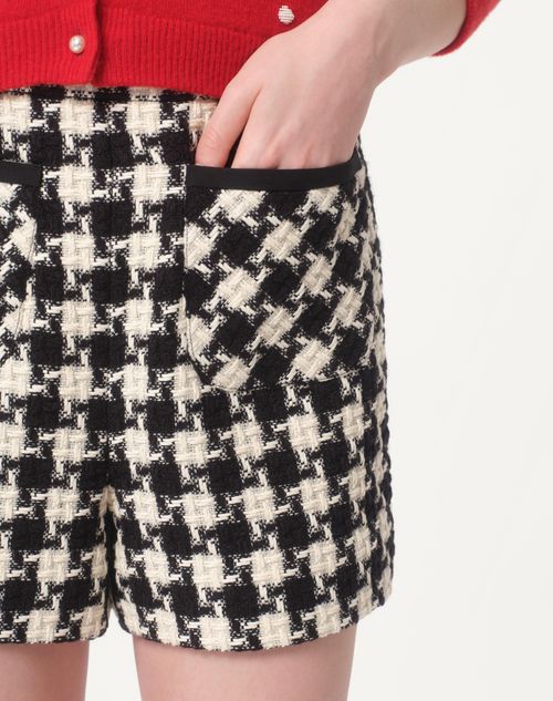 Valentino SHORTS DE DAMIER LIGHT TWEED