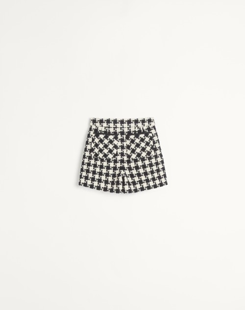 Valentino SHORTS DE DAMIER LIGHT TWEED