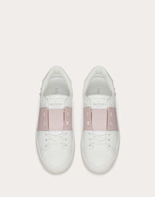 Valentino SNEAKERS OPEN DE PIEL DE BECERRO
