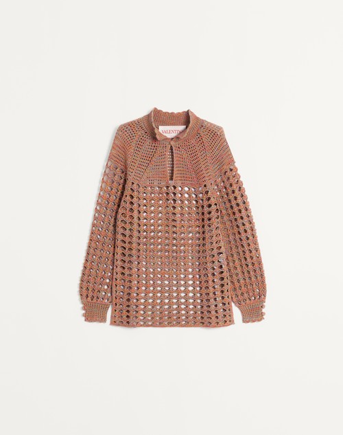 Valentino SUÉTER DE ALGODÓN Y LINO MOULINÉ