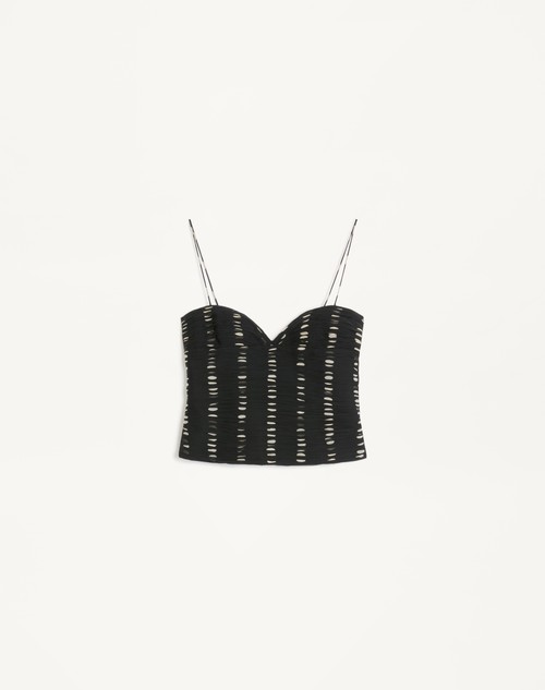 Valentino TOP DE CHIFÓN CON ESTAMPADO PLUSDEPOIS