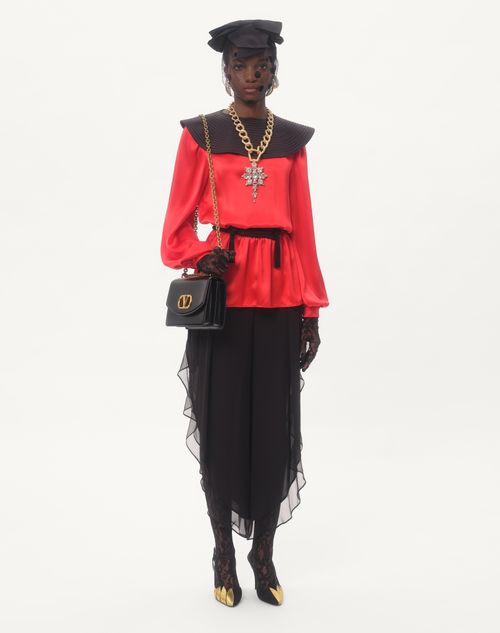 Valentino TOP DE SATÉN DOBLE