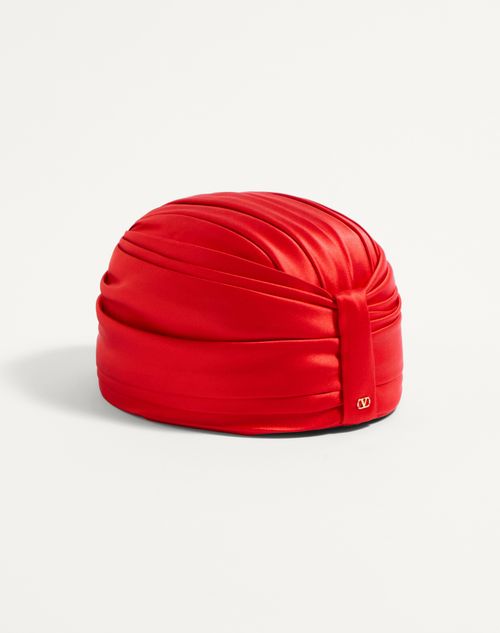 Valentino TURBANTE DE SEDA RÍGIDO