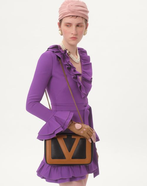 Valentino VESTIDO CORTO DE CREPE COUTURE