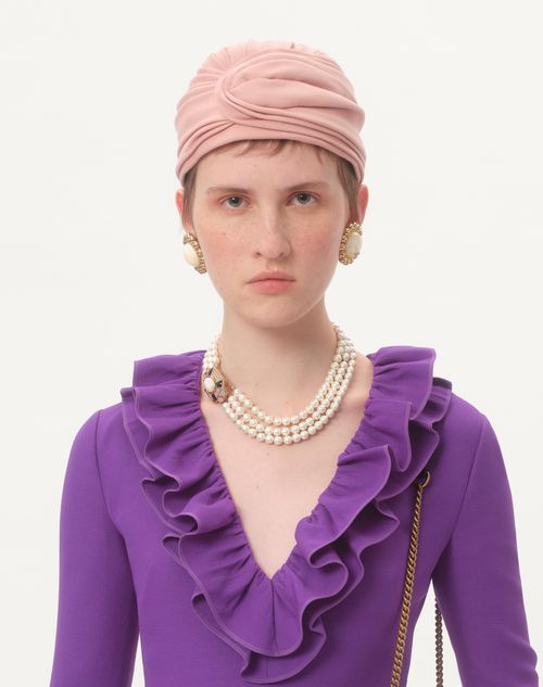 Valentino VESTIDO CORTO DE CREPE COUTURE