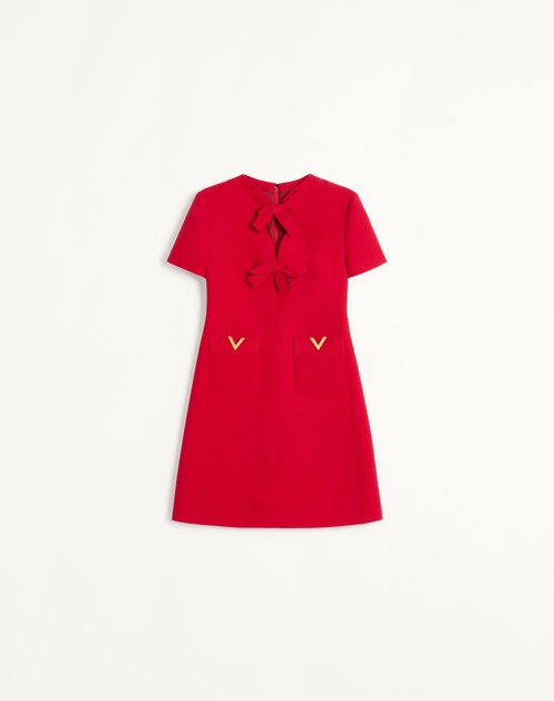 Valentino VESTIDO CORTO DE CREPE COUTURE
