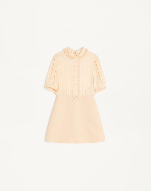 Valentino VESTIDO CORTO DE CREPE COUTURE