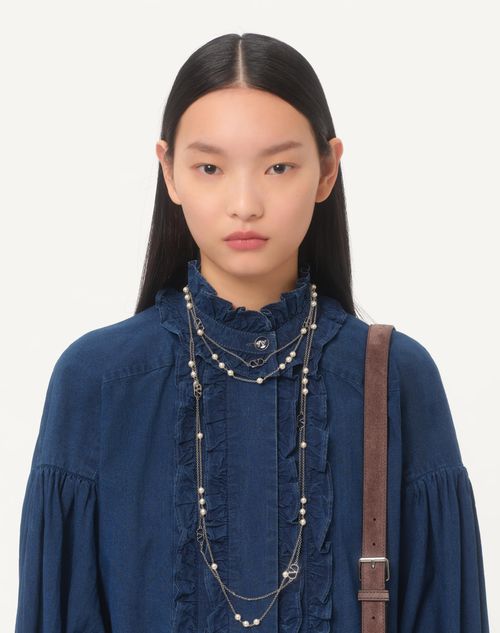 Valentino VESTIDO DE MEZCLILLA LIVIANA