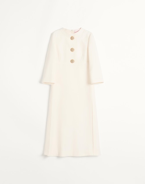 Valentino VESTIDO MIDI DE CREPE COUTURE