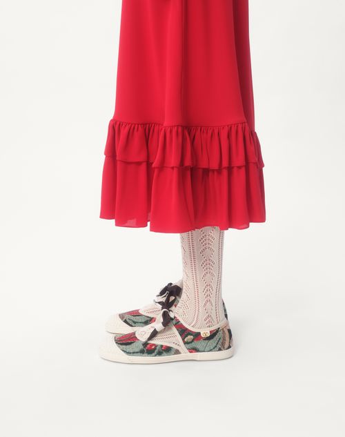 Valentino VESTIDO MIDI DE GEORGETTE