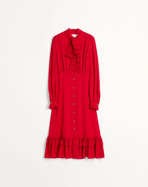 Valentino VESTIDO MIDI DE GEORGETTE