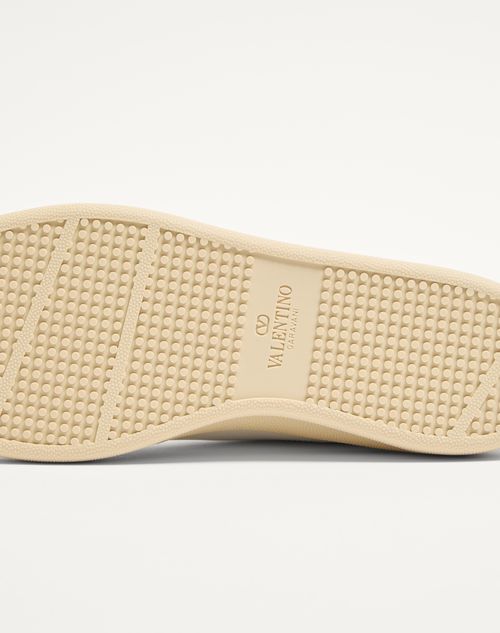 Valentino ZAPATILLA ROYCO DE CUERO NAPA DE BECERRO