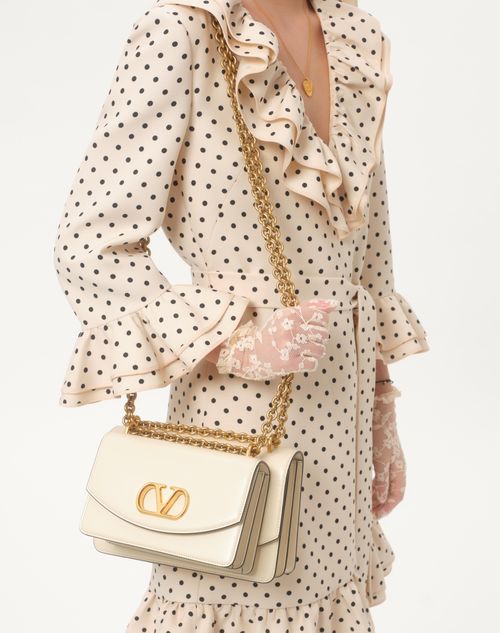 Valentino VESTIDO CORTO DE CREPE COUTURE CON ESTAMPADO PLUSDEPOIS