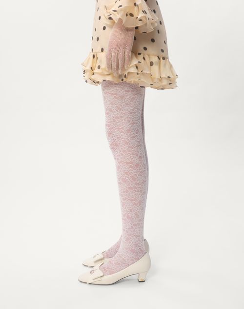 Valentino VESTIDO CORTO DE ORGANZA CON ESTAMPADO DE LUNARES