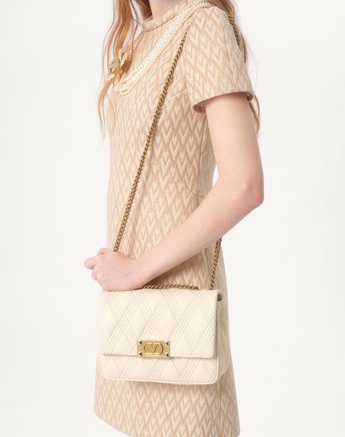 Valentino VESTIDO CORTO DE TOUTE LA V LUREX JACQUARD