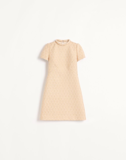Valentino VESTIDO CORTO DE TOUTE LA V LUREX JACQUARD