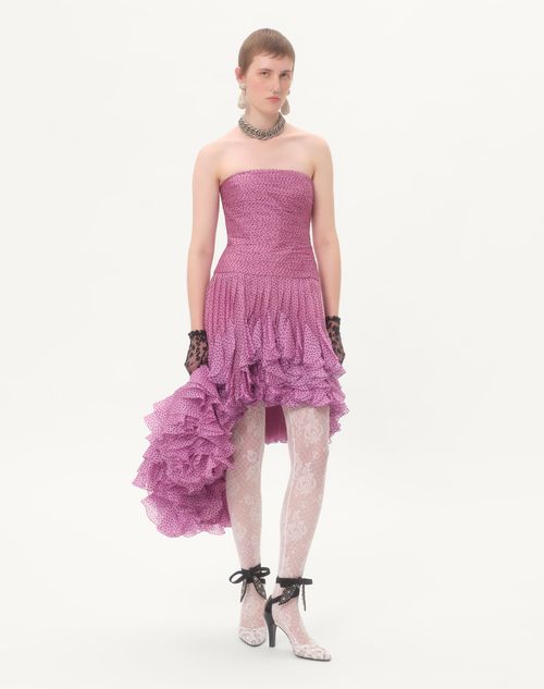 Valentino VESTIDO DE CHIFFON CON ESTAMPADO PLUSDEPOIS