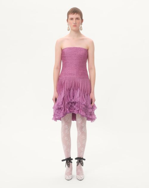 Valentino VESTIDO DE CHIFFON CON ESTAMPADO PLUSDEPOIS