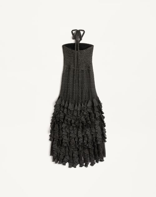 Valentino VESTIDO LARGO DE CHIFFON CON ESTAMPADO PLUSDEPOIS