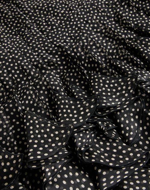 Valentino VESTIDO LARGO DE CHIFFON CON ESTAMPADO PLUSDEPOIS