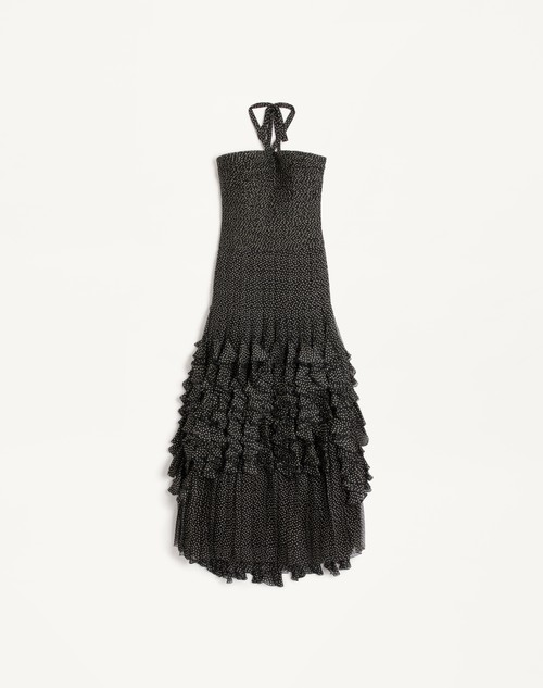 Valentino VESTIDO LARGO DE CHIFFON CON ESTAMPADO PLUSDEPOIS