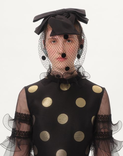 Valentino VESTIDO MIDI DE LÚREX DE JACQUARD PLUSDEPOIS