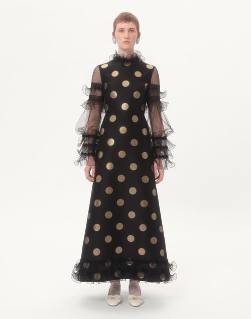 Valentino VESTIDO MIDI DE LÚREX DE JACQUARD PLUSDEPOIS