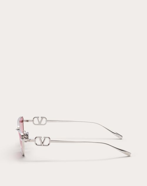 Valentino VLOGO SIGN MARCO ESTILO OJO DE GATO DE TITANIO