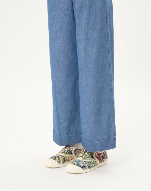 Valentino ZAPATILLA BAY BY BAY DE TELA VOYAGE IMAGINAIRE