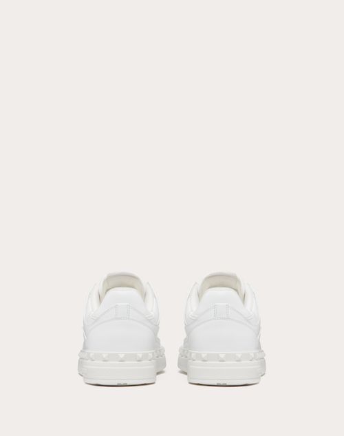 Valentino ZAPATILLA DEPORTIVA DE CAÑA BAJA FREEDOTS XL DE CUERO DE BECERRO