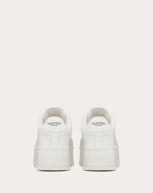 Valentino ZAPATILLA DEPORTIVA FREEDOTS XL DE CUERO DE BECERRO