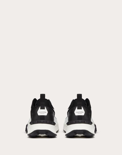 Valentino ZAPATILLA TRUE ACT DE CAÑA BAJA HECHA DE MALLA Y TEJIDO ENGOMADO