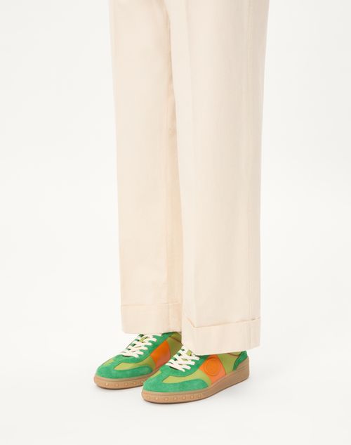 Valentino ZAPATILLA UPVILLAGE DE CAÑA BAJA HECHA DE SERRAJE Y NAILON