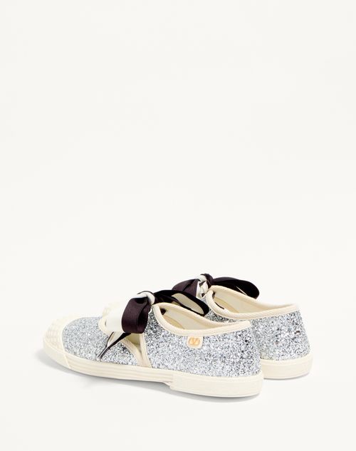 Valentino ZAPATILLAS BALLERINAS BAY BY BAY EN TELA CON PURPURINA