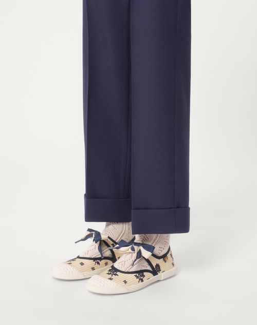 Valentino ZAPATILLAS BALLERINAS BAY BY BAY FLORAL PAPIER DE TELA