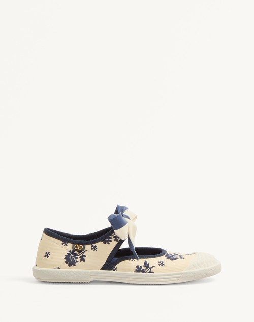 Valentino ZAPATILLAS BALLERINAS BAY BY BAY FLORAL PAPIER DE TELA