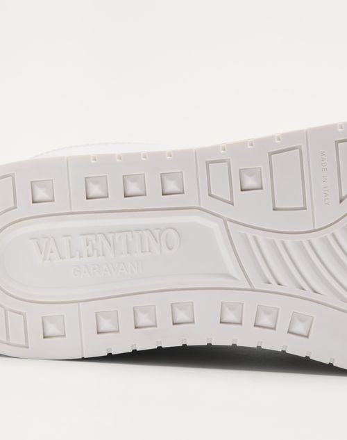 Valentino ZAPATILLAS DEPORTIVAS FREEDOTS XL DE CUERO DE BECERRO Y CORCHO
