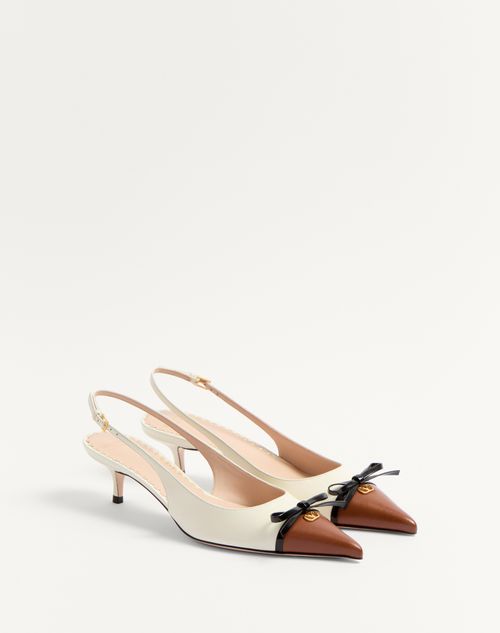 Valentino ZAPATO BEPOINTY DE CABRITILLA CON CORREA TRASERA Y TACÓN DE 45 MM